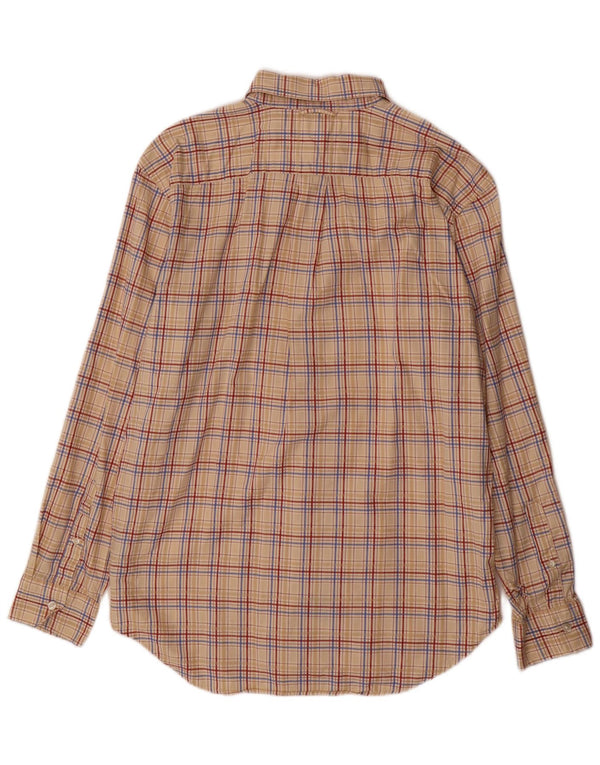 TOMMY HILFIGER Camicia da uomo in cotone a quadri beige grande