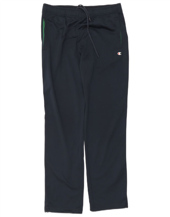 Pantaloni da tuta da uomo Champion piccoli in poliestere blu navy