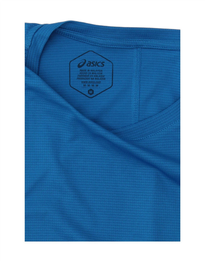 T-shirt da uomo Asics Top blu medio in poliestere