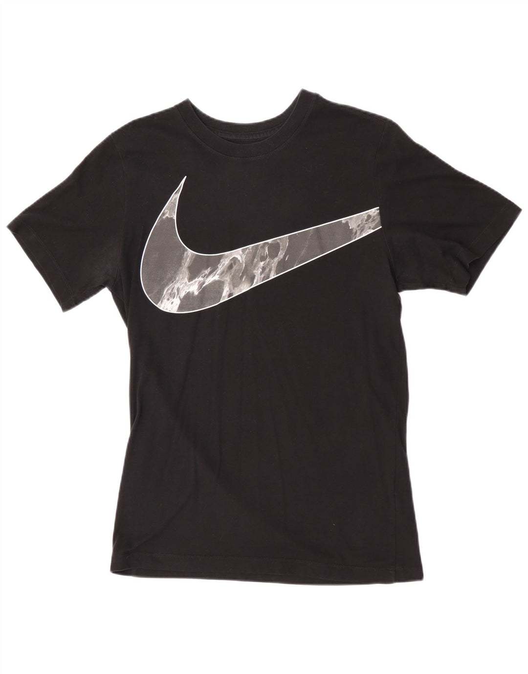 T-shirt grafica Nike Dri Fit da uomo, piccola, in cotone nero