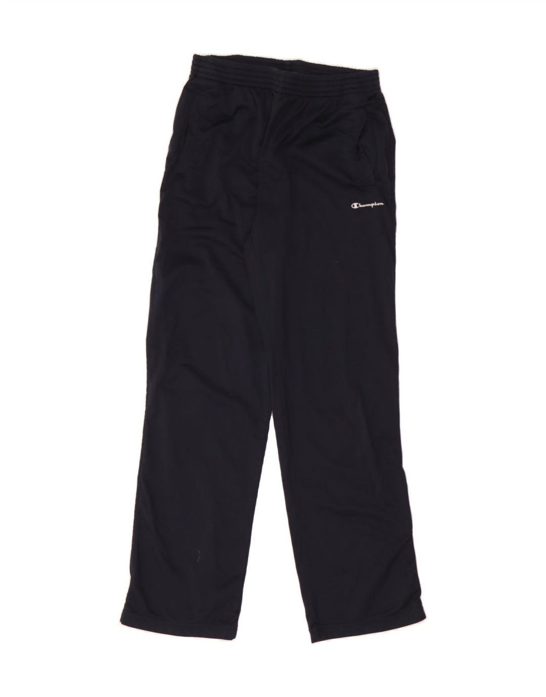 CHAMPION Mens Tracksuit Trousers Medium  Navy Blue Polyester Vintage Champion and Second-Hand Champion from Messina Hembry 