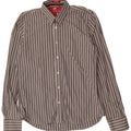 Camicia da uomo Superdry 2XL cotone gessato grigio