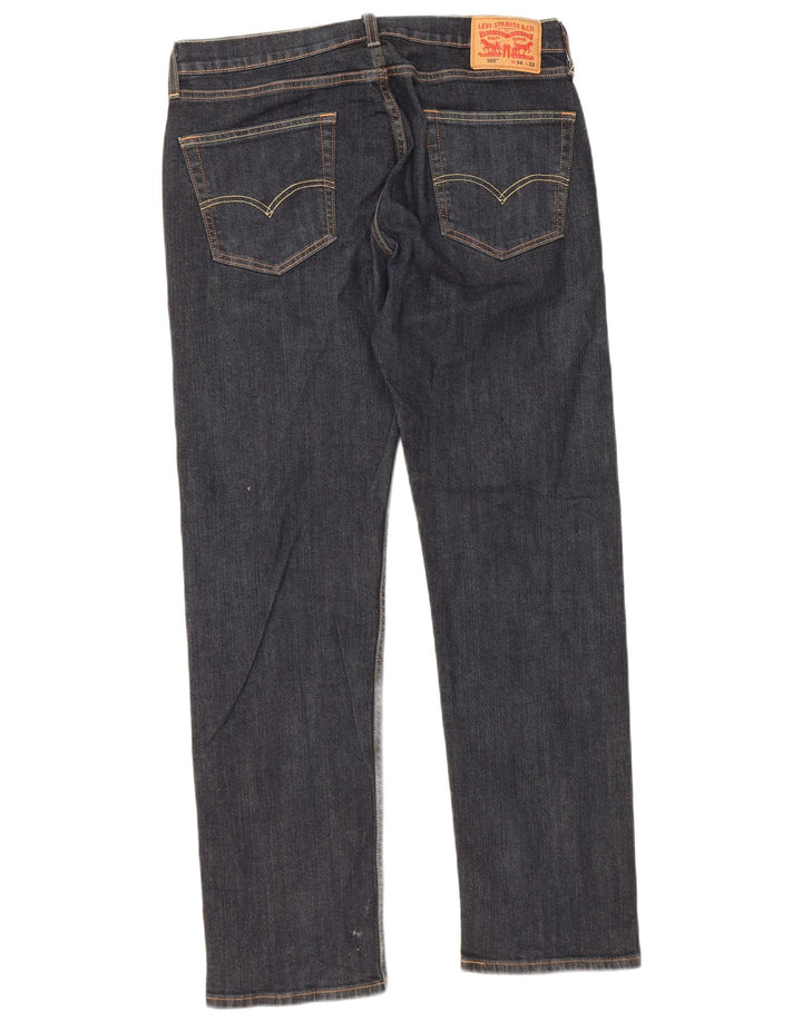 Levi's Uomo 505 Jeans dritti W34 L32 Cotone blu navy