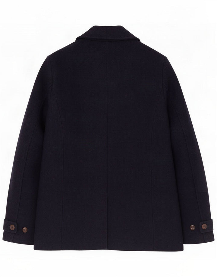 Levi's Cappotto da marinaio da donna UK 16 Large Blu navy Lana