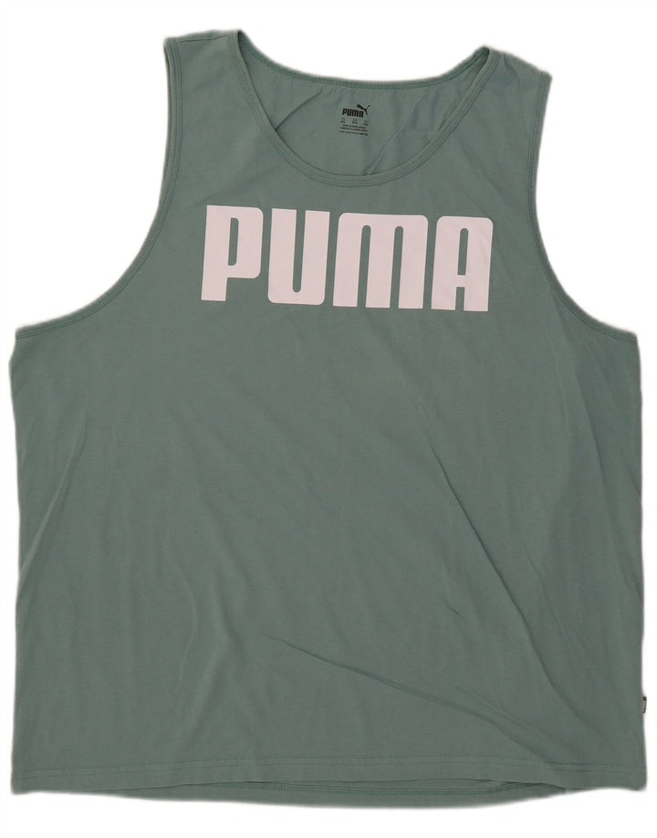 Canotta grafica da uomo Puma 2XL Verde