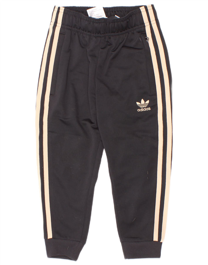 Pantaloni da tuta da ragazzo Adidas Joggers 3-4 anni in poliestere nero