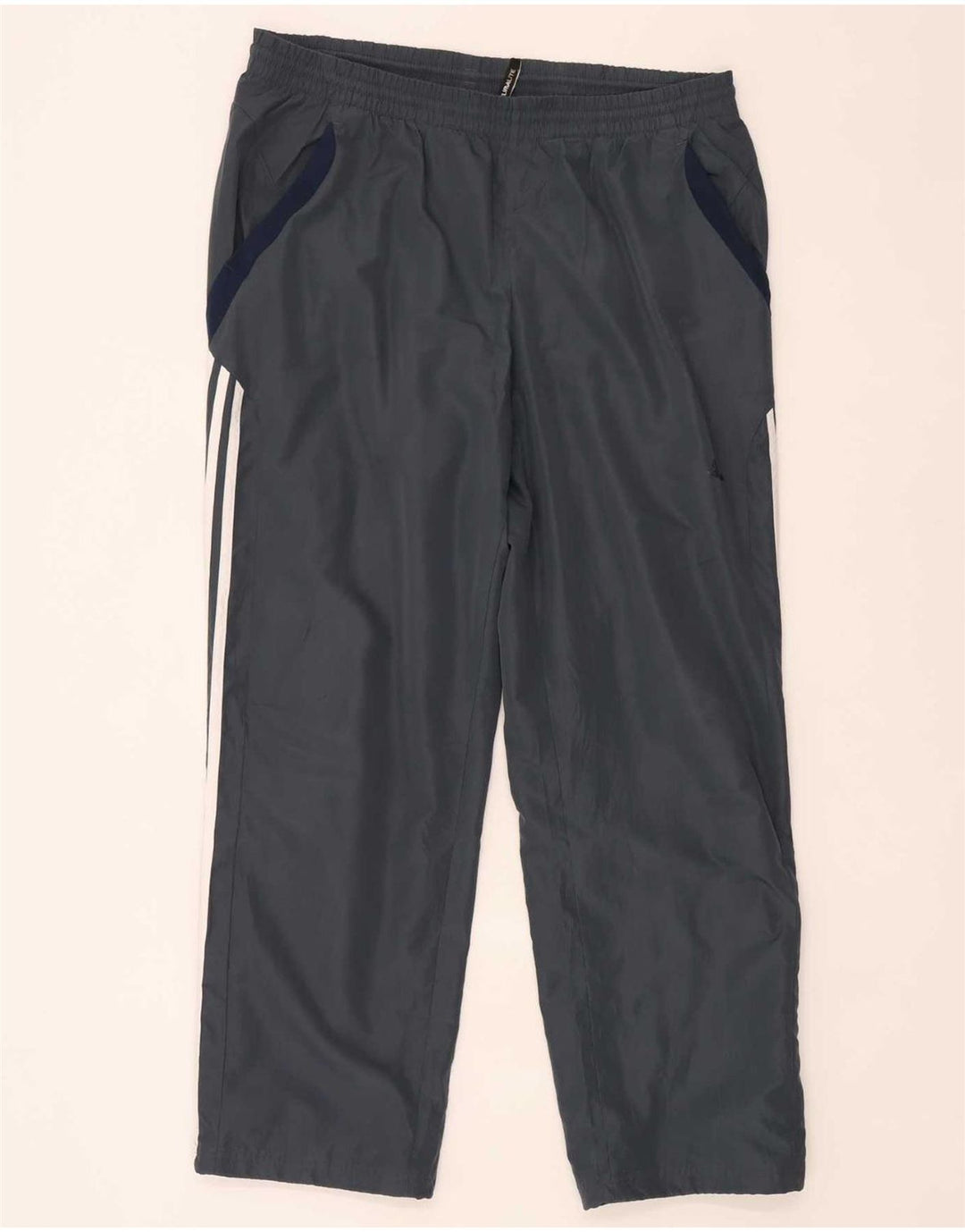 Tuta intera Adidas Climalite da uomo UK 44/46 Large Grigio Colourblock
