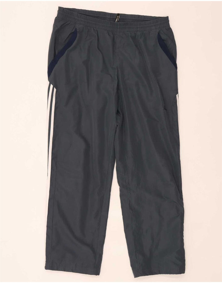 Tuta intera Adidas Climalite da uomo UK 44/46 Large Grigio Colourblock