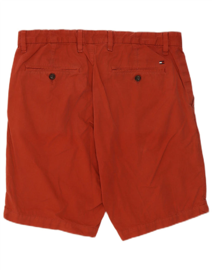 Pantaloncini chino da uomo Tommy Hilfiger W33 cotone rosso medio