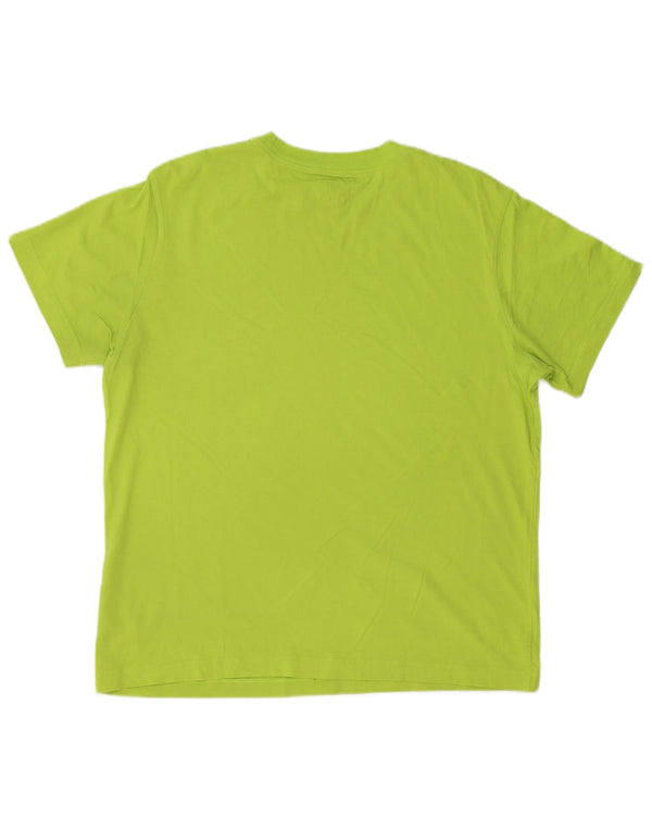 NIKE T-shirt ampia da uomo, piccola, in cotone verde