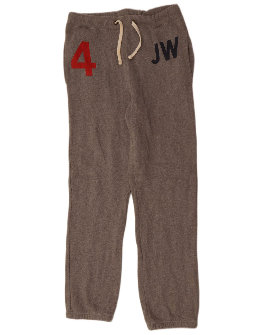 JACK WILLS Pantaloni da tuta con grafica da uomo Joggers piccoli in cotone grigio