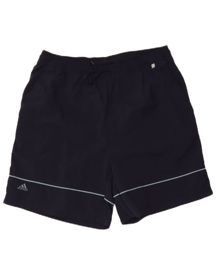 Pantaloncini sportivi grafici da uomo ADIDAS XL blu navy in poliammide