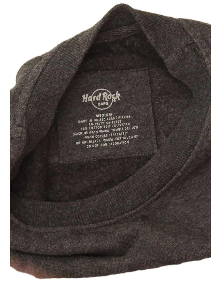Felpa con grafica Hollywood da uomo Hard Rock Cafe, grigio medio chiazzato
