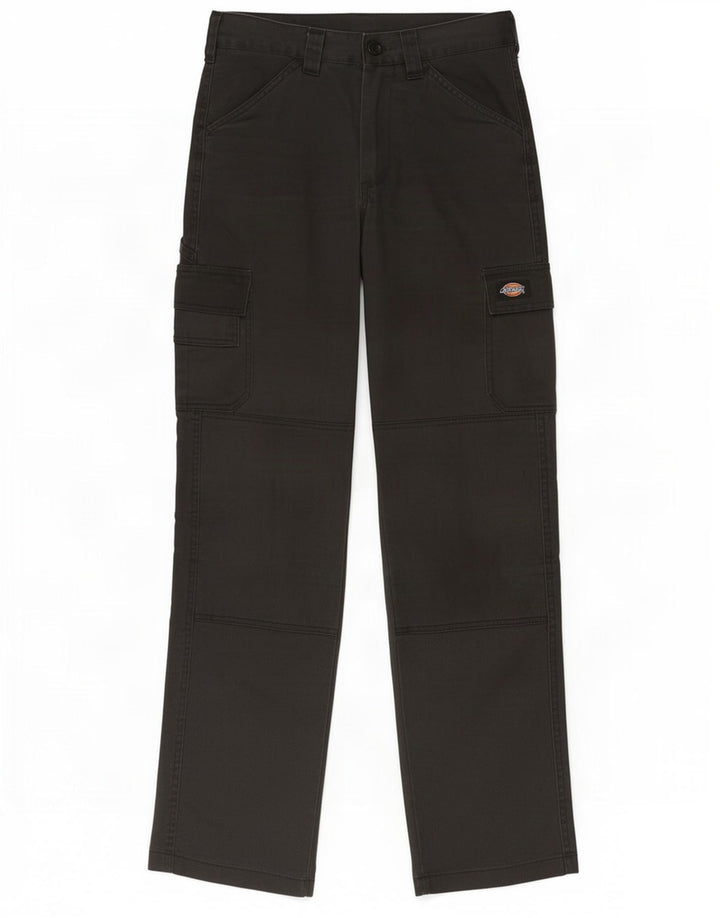 Pantaloni cargo dritti da uomo Dickies W26 L30 poliestere nero