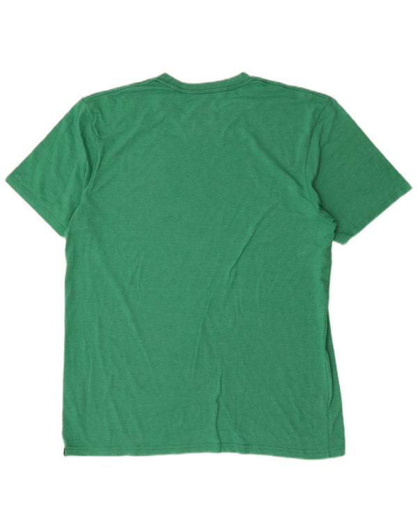T-shirt grafica personalizzata da uomo Vans, taglia grande, in cotone verde