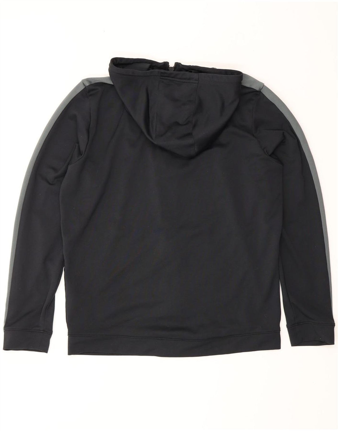 Felpa con cappuccio e zip aderente da uomo Under Armour, blocco colore nero medio