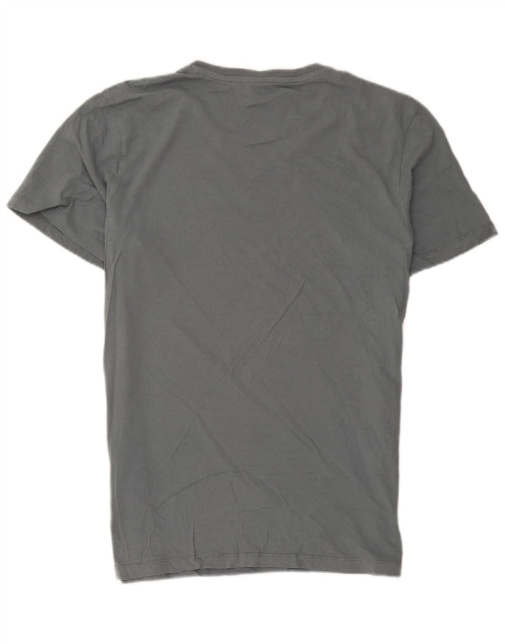 Jack & Jones T-shirt grafica da uomo grande in cotone grigio