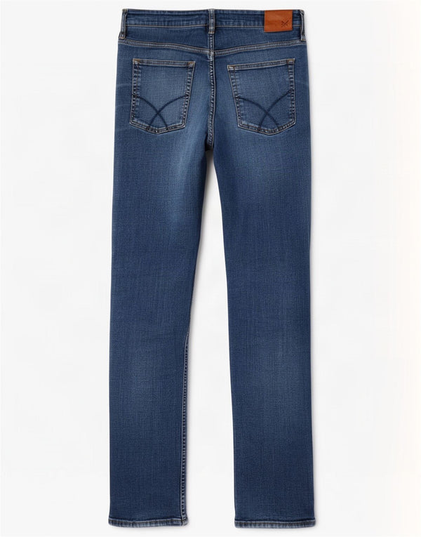 Crew Clothing Jeans slim da donna W34 L32 cotone blu