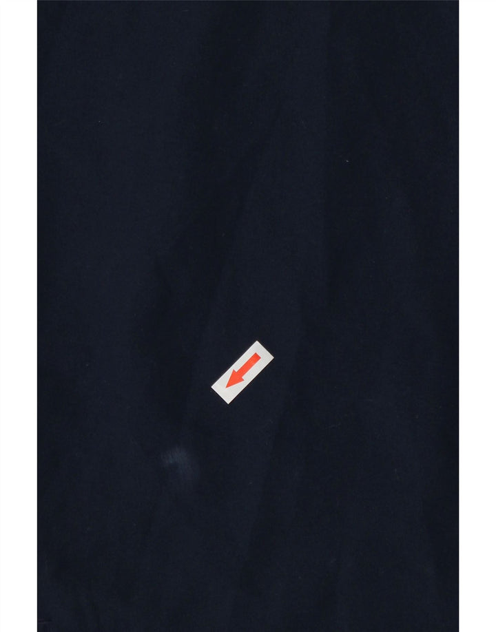 Pantaloni da tuta da uomo Adidas Small in poliestere blu navy