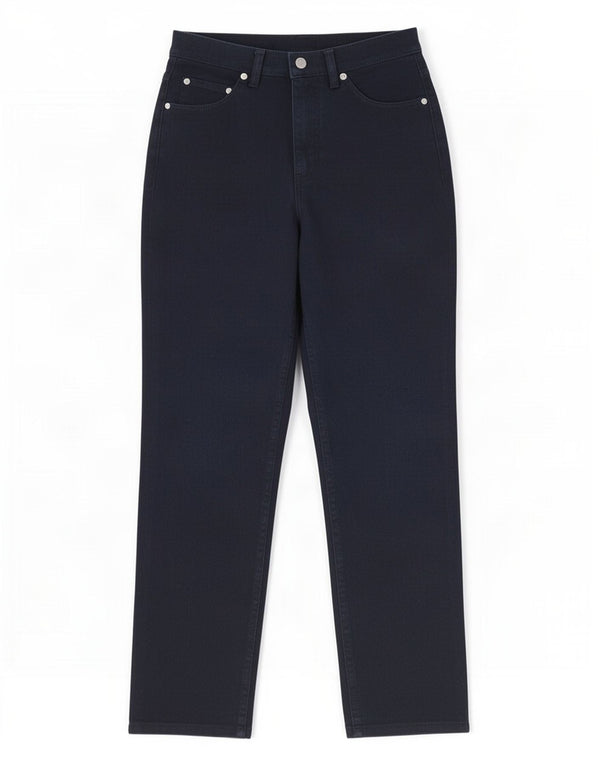 Jeans affusolati da donna Marks & Spencer UK 10 Small W26 L29 Cotone blu navy