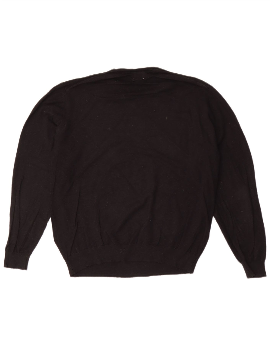 Maglione Zara da uomo con scollo a V nero medio