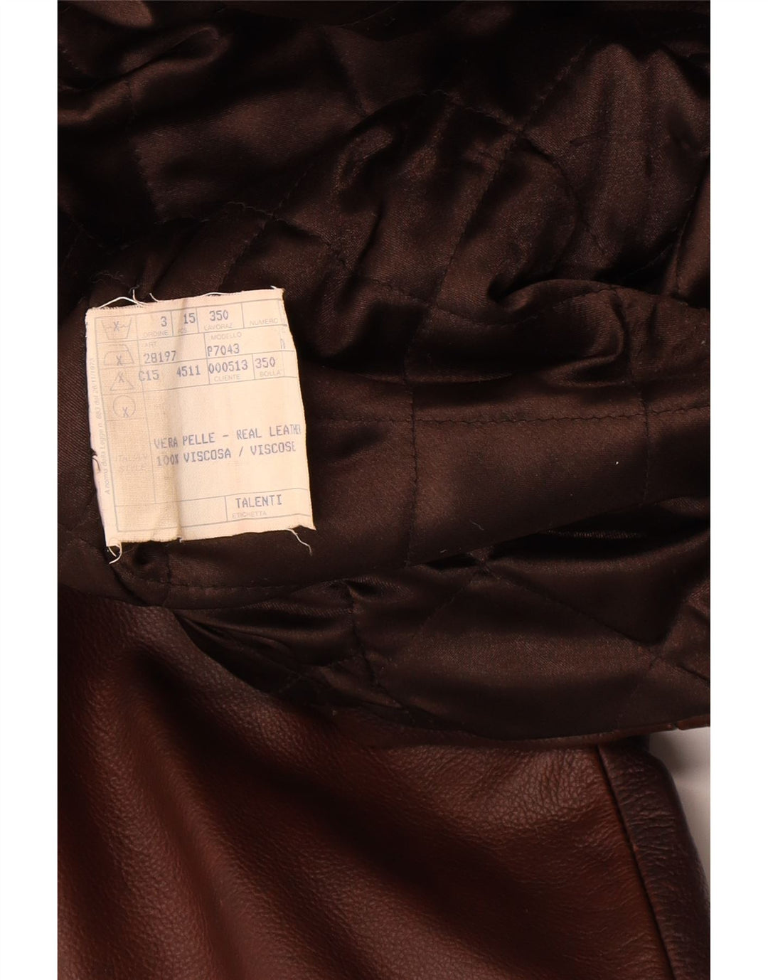 Giacca in pelle da uomo Hide Park IT 52 XL in pelle marrone