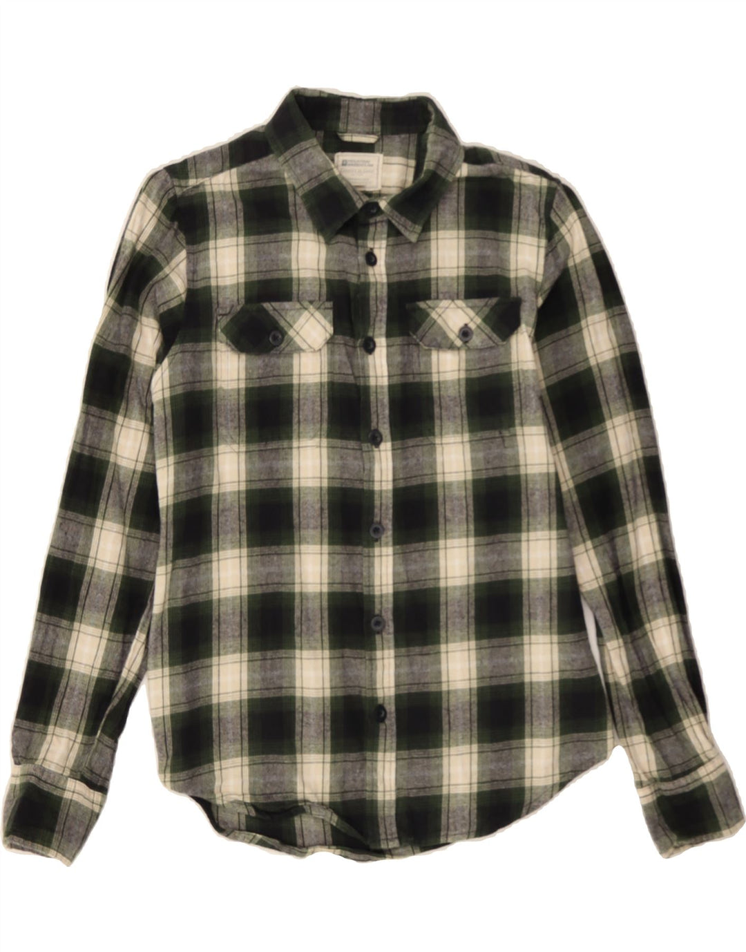 MOUNTAIN WAREHOUSE Mens Flannel Shirt Small Green Check Cotton Vintage Mountain Warehouse and Second-Hand Mountain Warehouse from Messina Hembry 