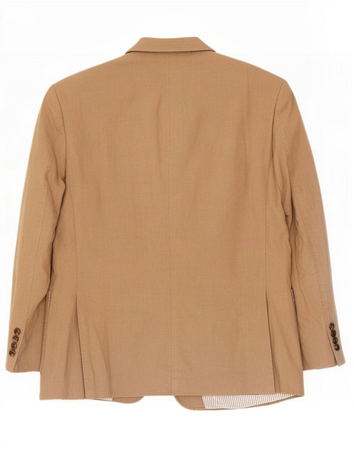 Giacca blazer a 2 bottoni Marks & Spencer da uomo UK 40 Lino beige medio