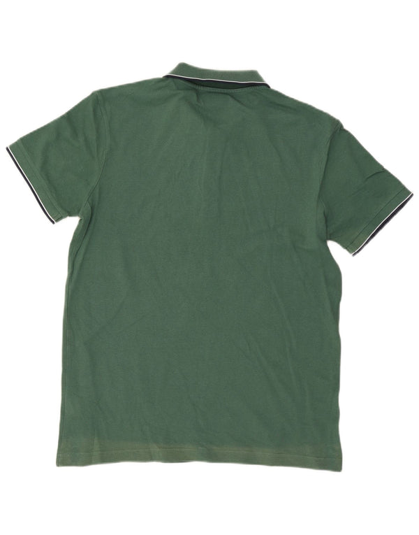 Polo Kappa Uomo Large Verde Cotone