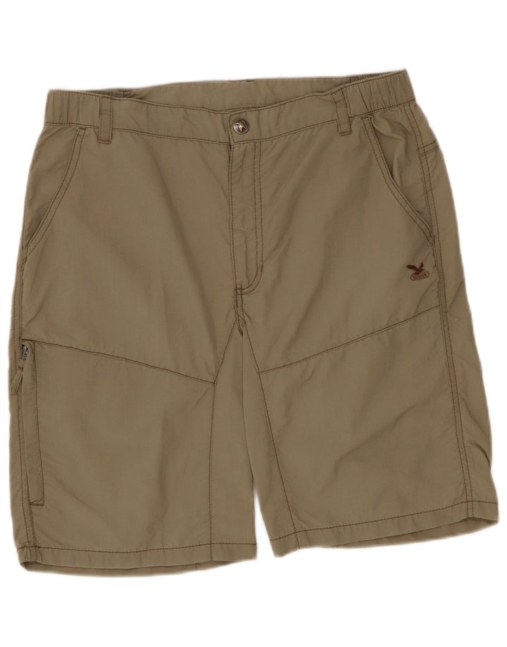 SALEWA Pantaloncini cargo da uomo grandi W34 nylon kaki