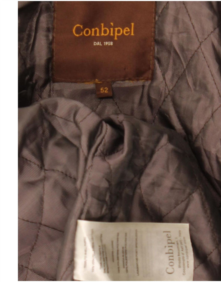 Giubbotto Pelle Militare Uomo Conbipel IT 52 Large Pelle Grigia