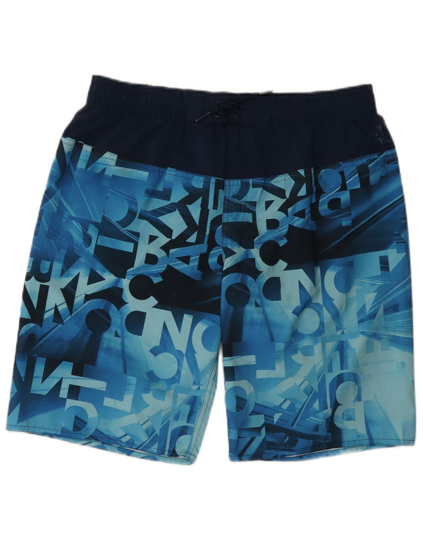 Pantaloncini da bagno Adidas Graphic da ragazzo 15-16 anni in poliestere blu