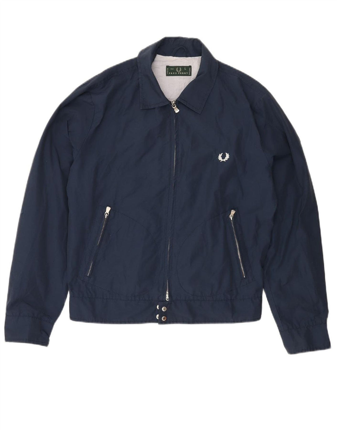 Giubbotto bomber da uomo FRED PERRY UK 40 grande cotone blu navy