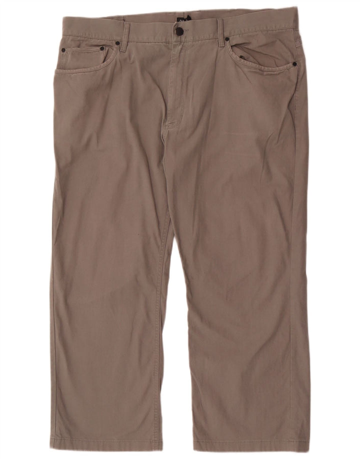 Pantaloni corti dritti autografi da uomo Marks & Spencer W40 L25 grigi