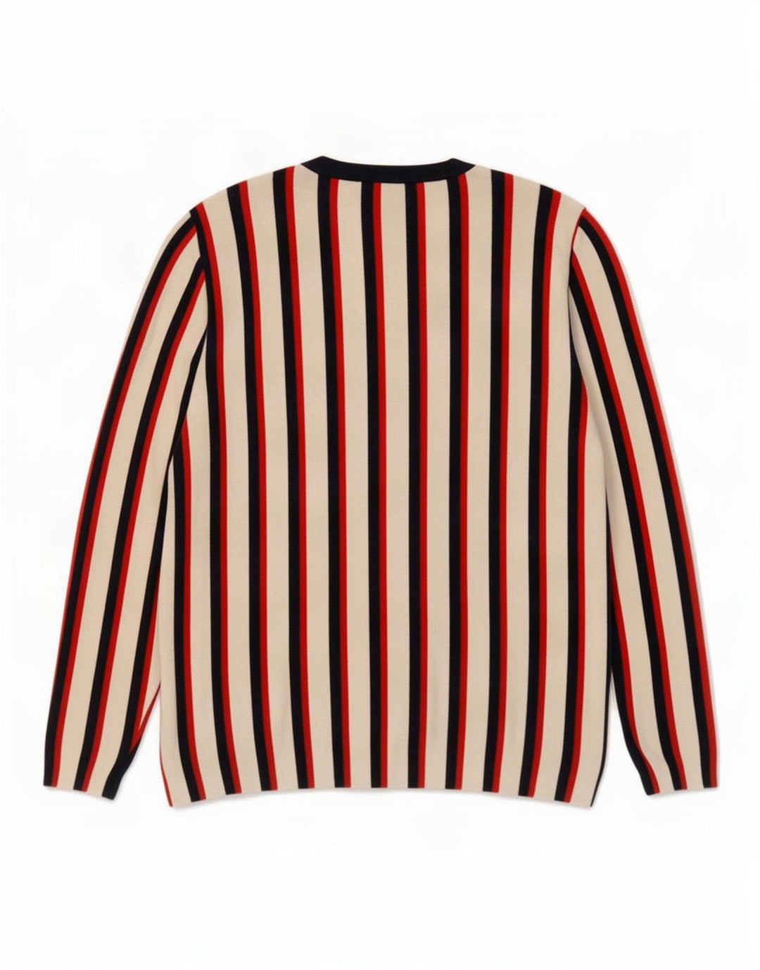 Jack & Jones Maglione girocollo da uomo a righe medie multicolore