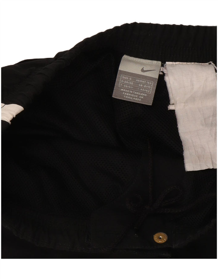 Pantaloni della tuta Nike Capri da donna UK 8/10 piccoli neri