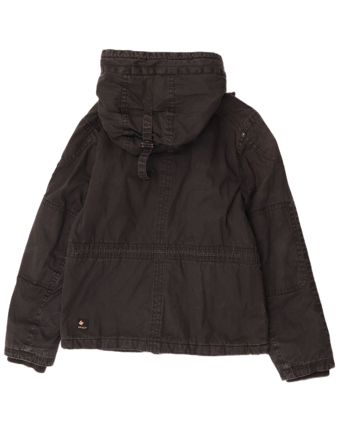Giacca da uomo con cappuccio KHUJO UK 40 Large Nera