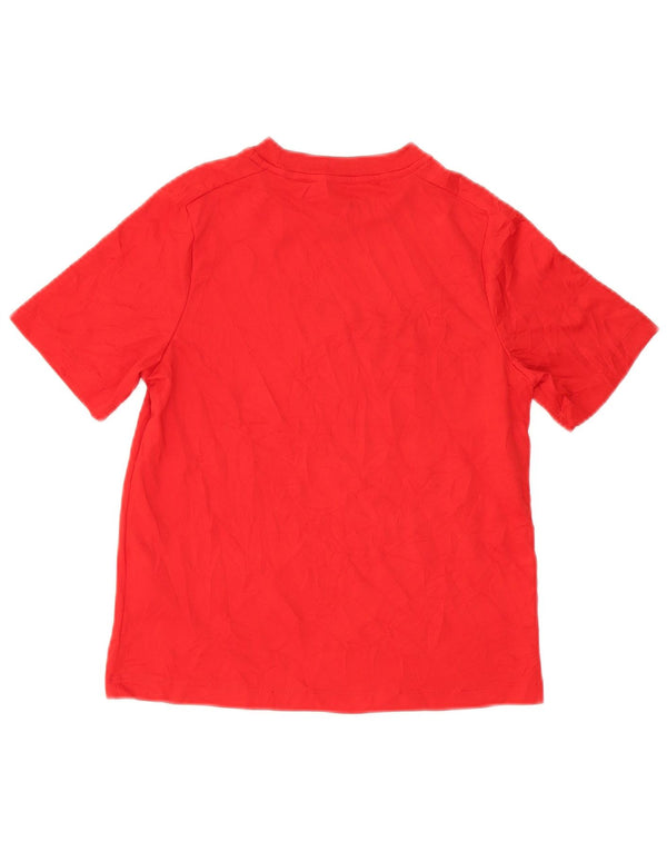 T-shirt grafica Nike da ragazzo Dri Fit Top 10-11 anni poliestere rosso medio
