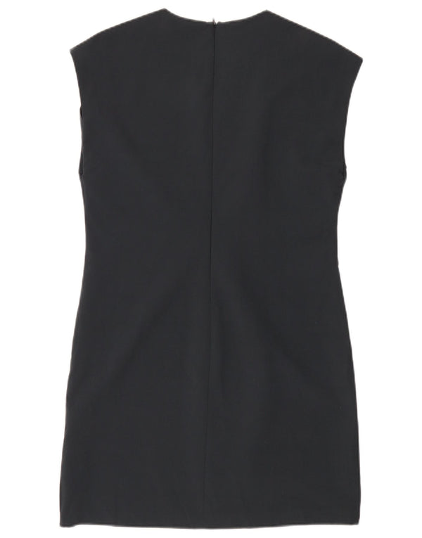 Abito tubino Zara da donna UK 12 poliestere blu navy medio
