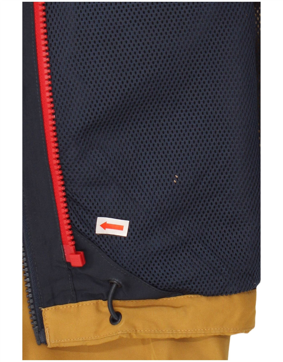 JACK WOLFSKIN Giacca antipioggia con cappuccio per ragazzi 12-13 anni Blu navy Colourblock