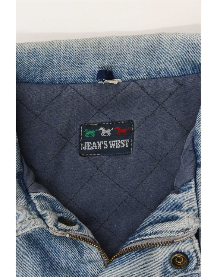 Giacca di jeans da uomo Jean's West UK 38 Blu medio