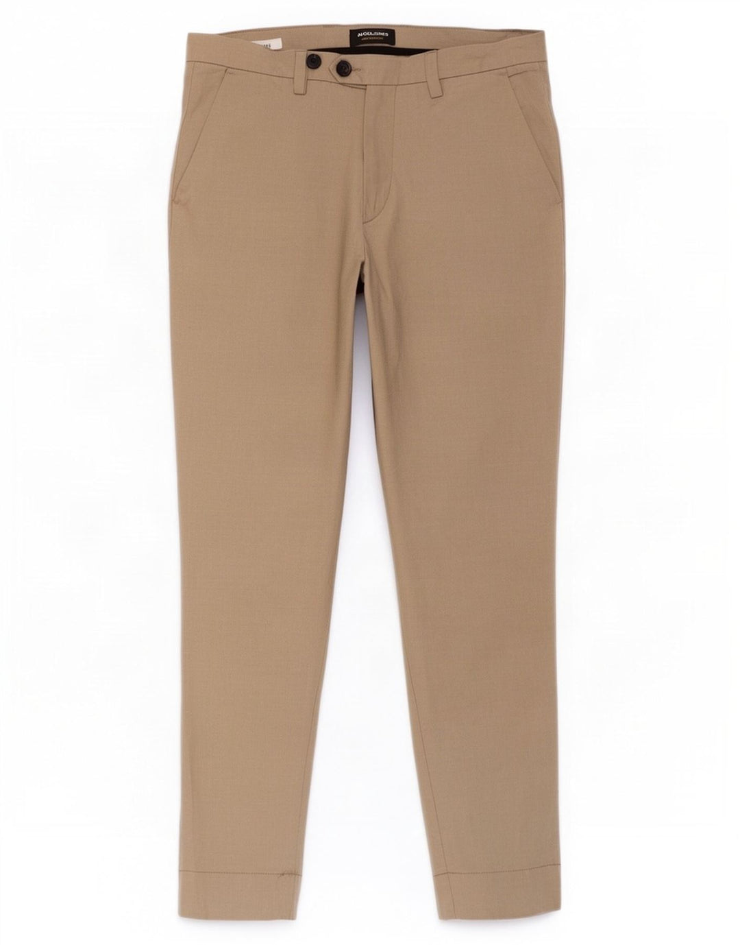 Pantaloni chino affusolati da uomo Jack & Jones W34 L32 poliestere beige