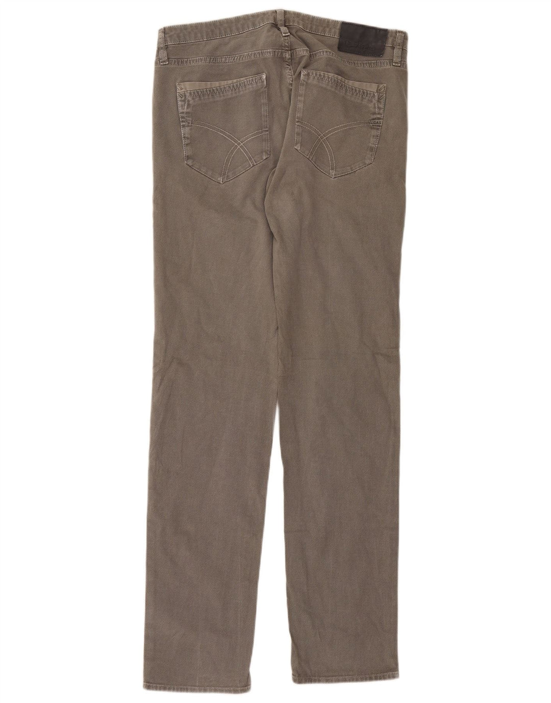 Pantaloni Casual Slim Uomo Gas W33 L34 Cotone Grigio