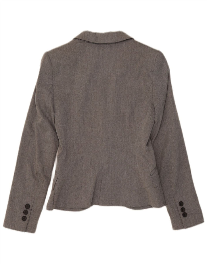 Giacca blazer a 1 bottone da donna Zara UK 6 XS grigia
