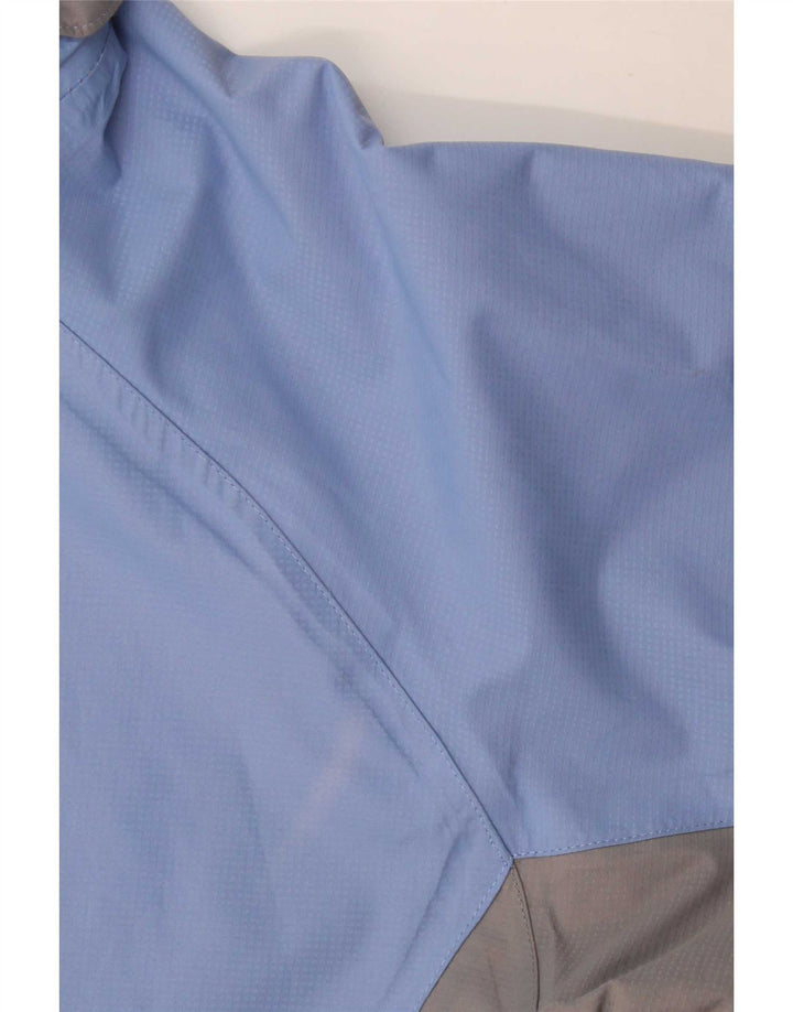 Giacca antipioggia Columbia Interchange da donna UK 14 Large Blue Colourblock