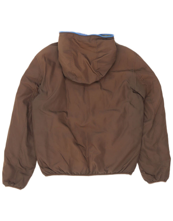 Giacca imbottita reversibile con cappuccio da uomo Invicta UK 40 Large Marrone Poliestere
