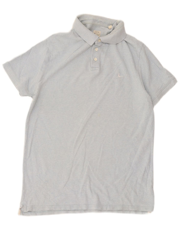 Polo da uomo Jack Wills grande in cotone blu