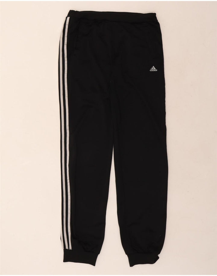 Pantaloni da tuta da uomo Adidas Joggers UK 38/40 Medium Nero Poliestere