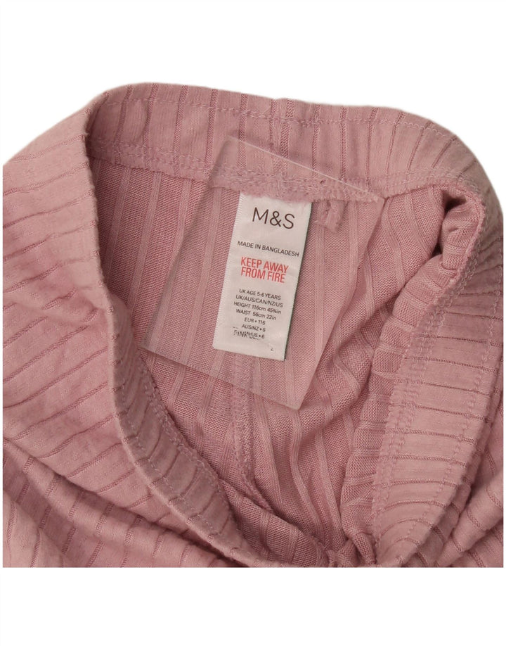 Set 2 pezzi Marks & Spencer per ragazze 5-6 anni in viscosa rosa