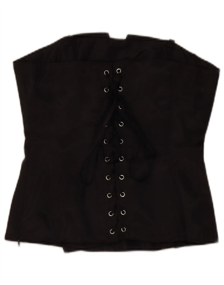 Top corsetto da donna VENUS UK 8 piccolo poliestere nero